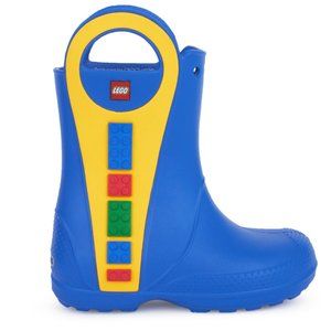 CROCS Kids Handle it LEGO Rain boots, ONLY wore once, looks like Brand NEW!